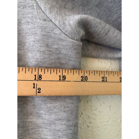 J.Crew Womens Gray Tie-Front Cardigan Sweater Snap Button L - Picture 9 of 12